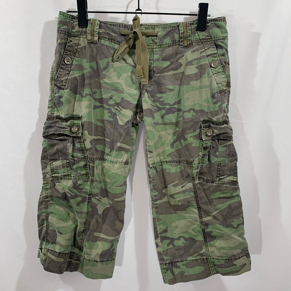 camouflage capris juniors